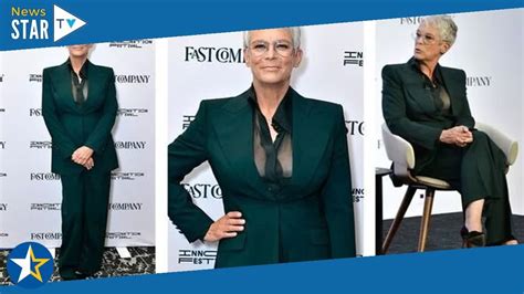 sexy jamie lee curtis|Jamie Lee Curtis, 63, models sheer top that barely disguises curves